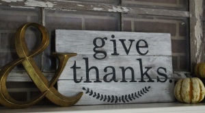 give thanks sign