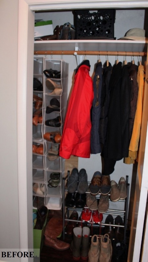 coat closet before